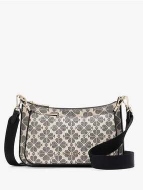 Kate Spade Flower Small Crossbody Duet black and cream